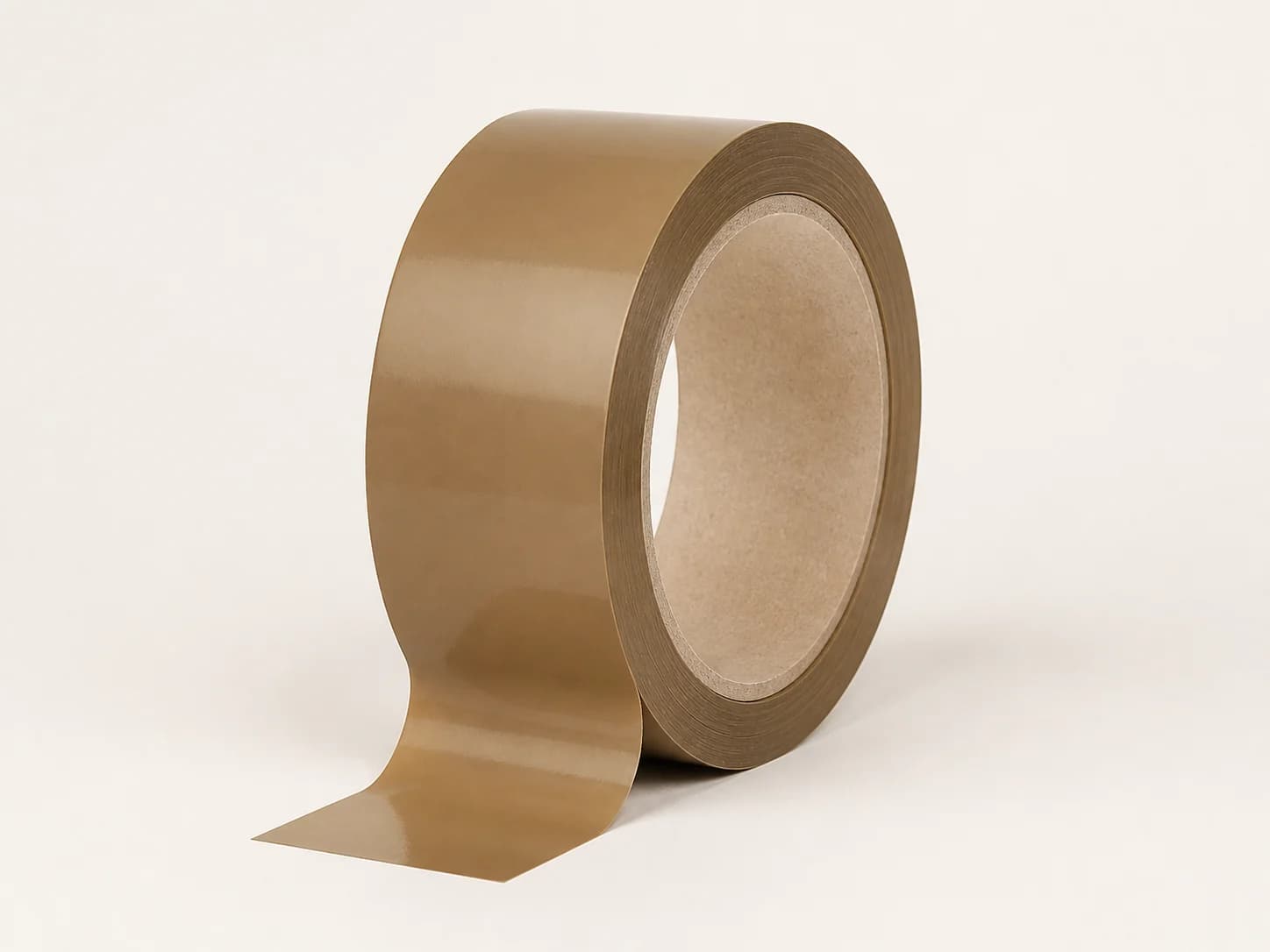 Verpakkingstape PP bruin 38 mm x 66 m