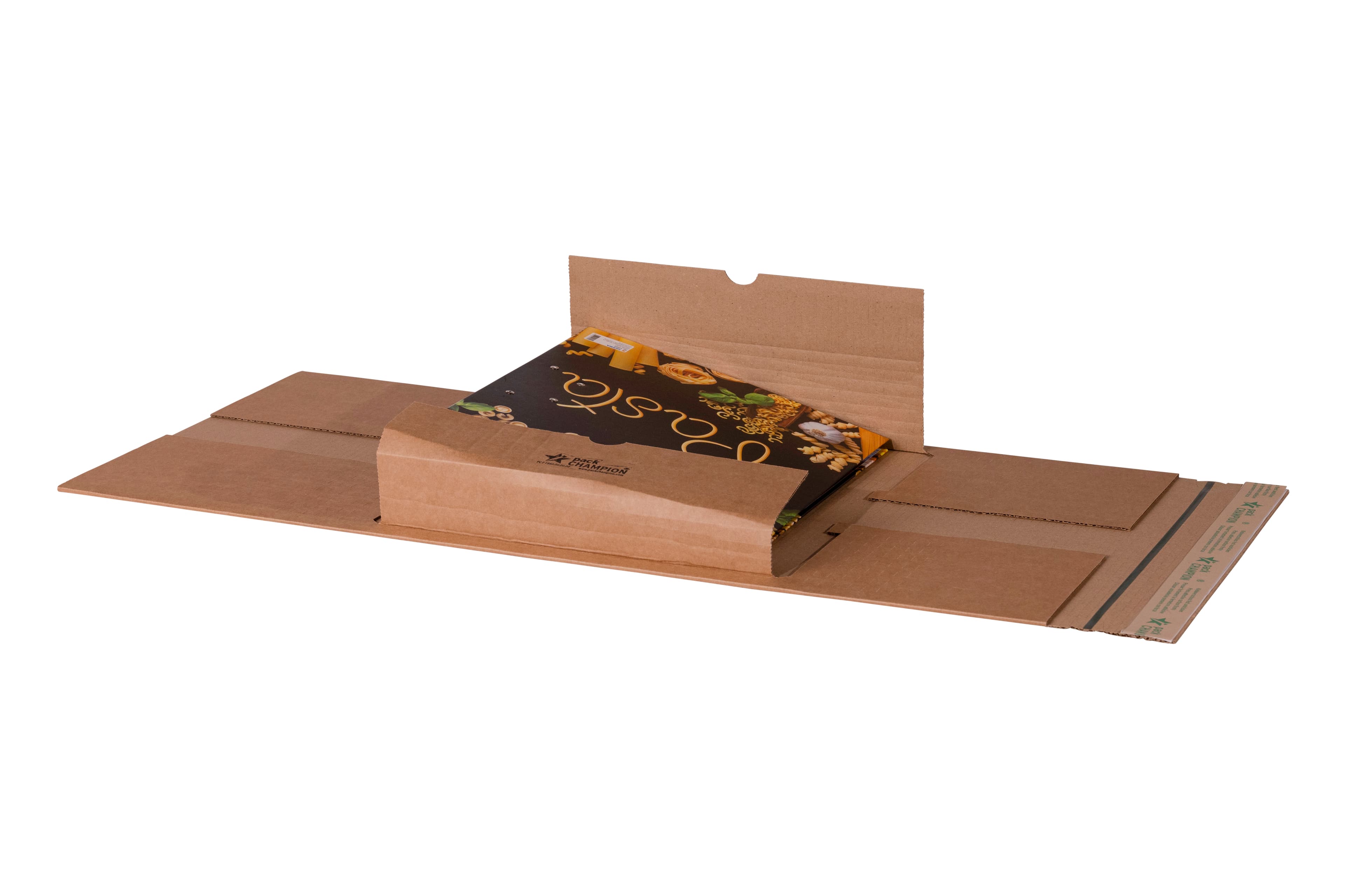Universalversandverpackung m. zentraler Packgutaufnam