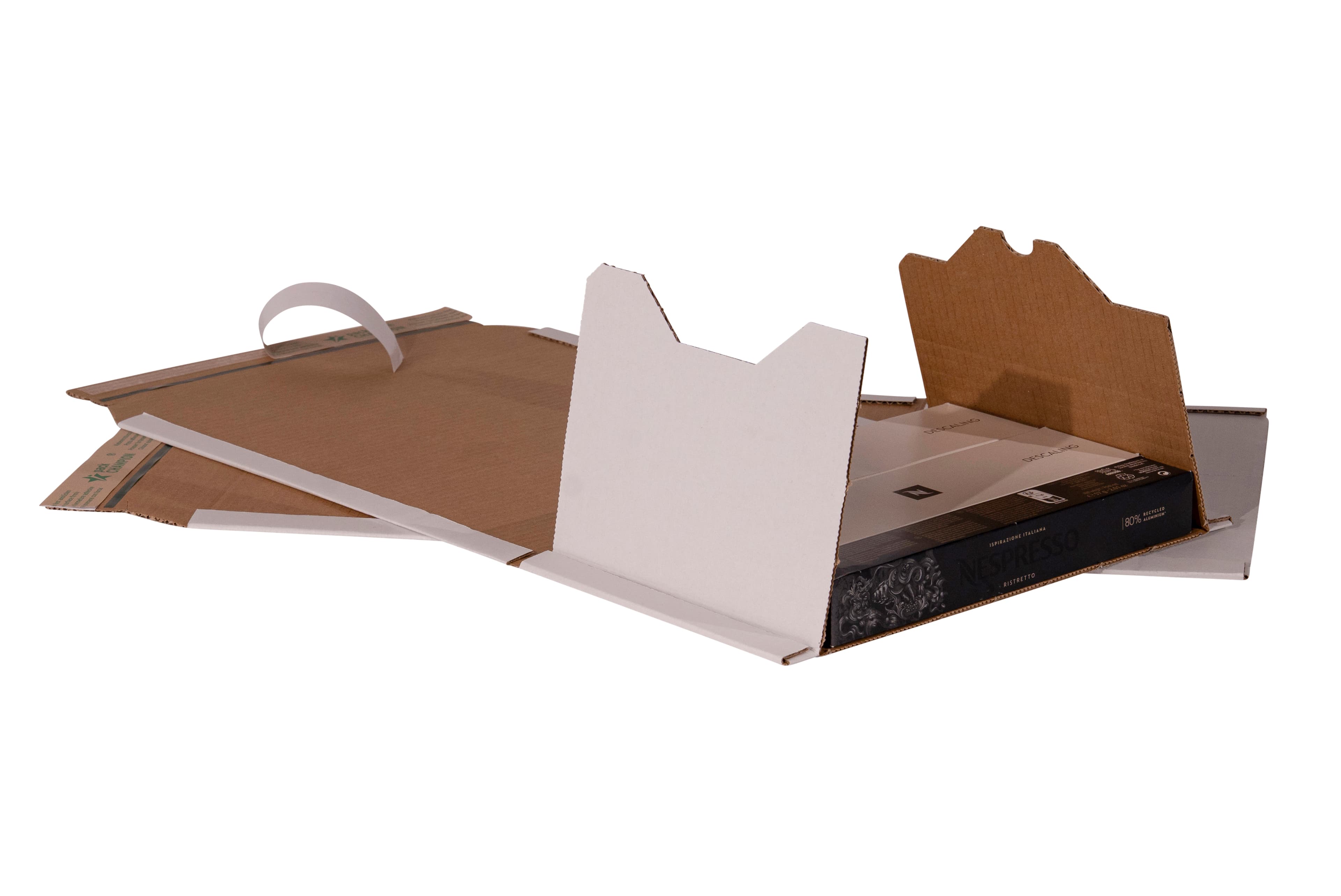Universalversandverpackung m. zentraler Packgutaufnam